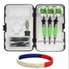 sure grip Viper Green Soft Tip Darts with Dart Case & Accessories Choice of Flights 16 or 18 Grams (Cartoon Lizard, 18g) view 1