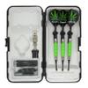 sure grip Viper Green Soft Tip Darts with Dart Case & Accessories Choice of Flights 16 or 18 Grams (Ruthless Pot Leaf Black, 18g) view 3