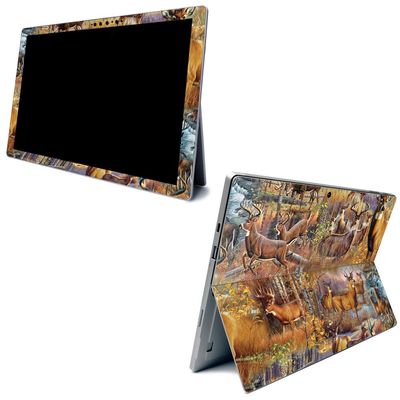 MightySkins Skin for Microsoft Surface Pro 7 - Deer Pattern | Protective, Durable, and Unique Vinyl Decal Wrap Cover | Easy to Apply, Remove, and Change Styles | Made in The USA