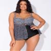 Full Busted Ruffle Twist Bandeau Tankini view 4