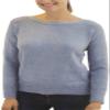 Ellen Tracy Women's Long Sleeve Pullover Sweater Bluebell S view 1