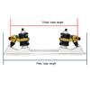 Bont Skates - Zeus Roller Skate Speed Plate - 7 Degree Action No Toe Stop Quick Release Clip Axles - 6061 Aluminum - Pair (155mm) view 3