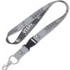 NHL Las Vegas Golden Knights Hockey 20 Inch Charcoal Lanyard with Detachable Buckle view 1