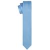 KissTies Boys Tie Sky Blue Satin Solid Necktie For Kids Ties + Gift Box view 2