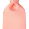 KissTies Boys Tie Peach Satin Solid Necktie For Kids Apricot Ties + Gift Box view 2