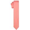 KissTies Boys Tie Peach Satin Solid Necktie For Kids Apricot Ties + Gift Box view 3