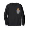Happy Groundhog Day | Groundhog In Your Pocket Tee Long Sleeve T-Shirt view 1