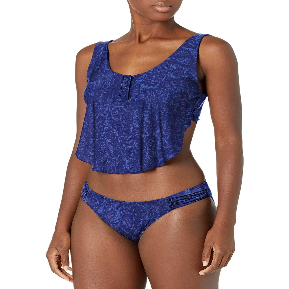 Smart & Sexy Knot Front Crop Bikini Top
