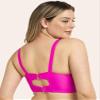Plus-Size Full-Busted Supportive Underwire Swimsuit Bikini Top view 3