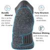 CWVLC Unisex Cushioned Compression Athletic Ankle Socks Multipack, 6-pairs Black Charcoal Royal, M (7.5-10 W US/ 6-8.5 M US) view 4
