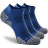 CWVLC Unisex Cushioned Compression Athletic Ankle Socks Multipack, 3-pairs Royal, M (7.5-10 W US/ 6-8.5 M US) view 1