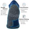 CWVLC Unisex Cushioned Compression Athletic Ankle Socks Multipack, 3-pairs Royal, M (7.5-10 W US/ 6-8.5 M US) view 4