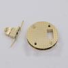 4 Pack Shell Shape Purse Twist Turn Lock Handbags Hardware Accessory Turn Lock Clasp view 3