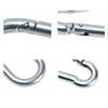 AnEssOil Spring Snap Hook Carabiner 304 Stainless Steel Clip Light Durable Bearing Capacity 400kg Solid Design view 2
