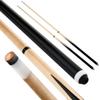 JX Pool Cues New 58 Inch Billiard Cue Sticks 13mm Glue-on Tips Hardwood Wooden Cues Set of 2 view 1
