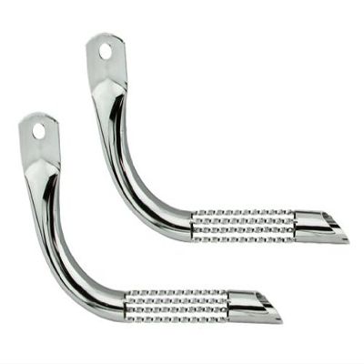 Alta Bicycle Lowrider Quadruple Twisted Muffler Tailpipe, Multiple Colors. (Chrome)