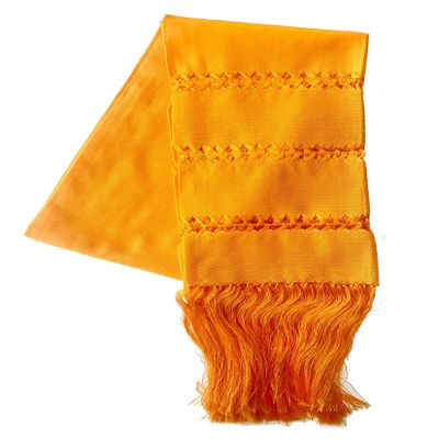 ALKIMIA INC Mexican Handmade Fiesta Rebozo Shawl XLarge (Yellow)