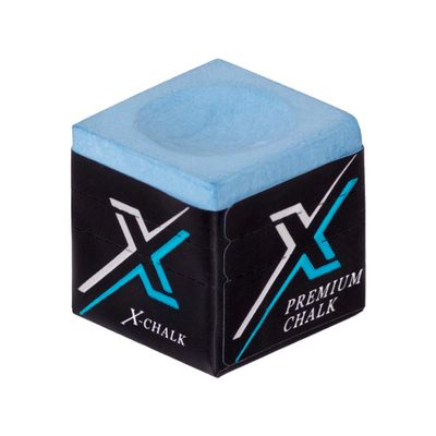 Exceed X-Chalk Pool cue Billiard Premium Chalk - Blue - One Piece