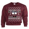 ALLNTRENDS Adult Sweatshirt I Turned Myself Into A Christmas Sweater Funny Xmas (XL, Maroon) view 1