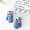 Baby Toddler Cute Winter Warm Knitted Magic Mittens On String Kids Cold Weather Snow Insulated Gloves for Girl Boy 0-3Y Gift view 2