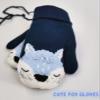Baby Toddler Cute Fox Winter Warm Knitted Magic Mittens On String Kids Insulated Snow Cold Weather Gloves with Fleece Lining for Baby Girls Boys 0-3 Years Gift view 4