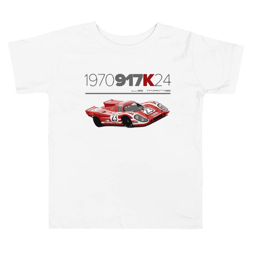 JG Infinite 1970 Race Car Toddler Short Sleeve Tee White