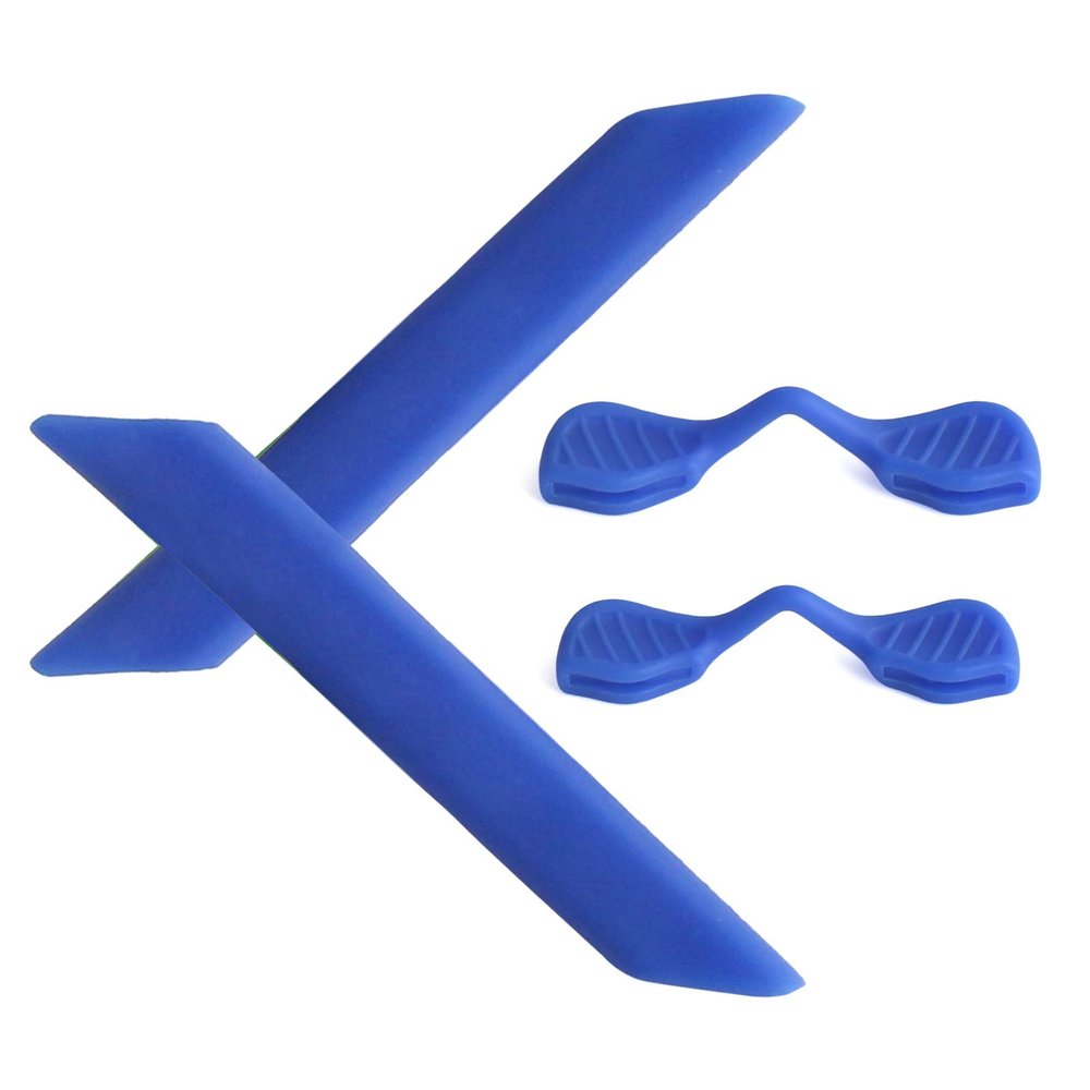 Alphax Blue Replacement Nosepieces & Earsocks Rubber Kits for Oakley RadarLock XL OO9196
