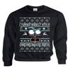 ALLNTRENDS Adult Sweatshirt I Turned Myself Into A Christmas Sweater Funny Xmas (M, Black) view 1