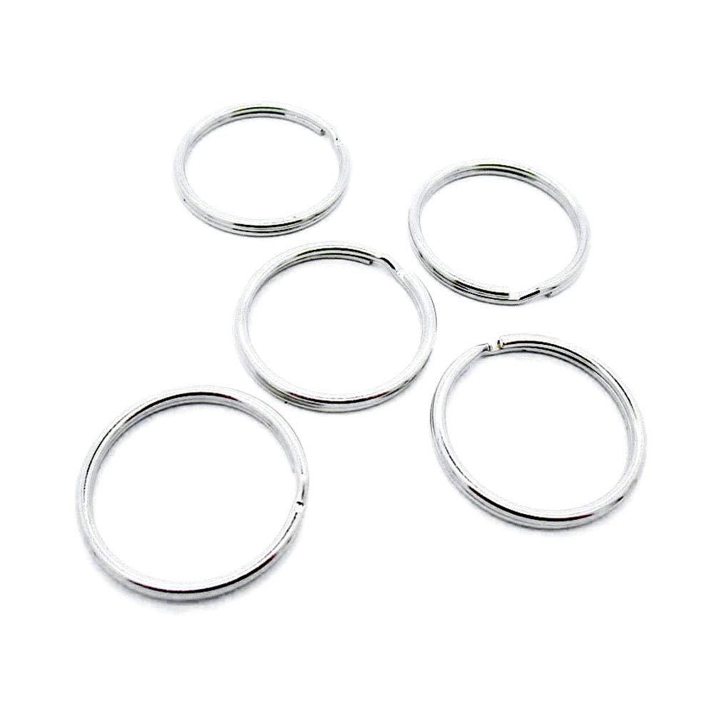 210 Pieces Antique Silver Plated Jewelry Charms GY03602 Key Ring Keychain Keyring