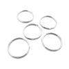 210 Pieces Antique Silver Plated Jewelry Charms GY03602 Key Ring Keychain Keyring view 1