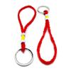 50 Pieces Antique Silver Plated Jewelry Charms GY03945 Red Rope Keyring Key Ring view 1