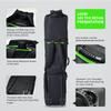 XCMAN Padded Snowboard Bag with Wheels, Extendable Roller Ski Bag for Air Traveling Adjustable Length - Extra Long/Wide/Deep,Waterproof - with Protection Ribs view 3