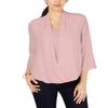 Charter Club Petites Size PM Pink Blouse Top view 1