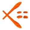 Alphax Orange Replacement Nosepieces & Earsocks Rubber Kits for Oakley Flak 2.0 OO9295,Flak 2.0 XL OO9188 view 1