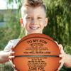 KWOOD Customized 29.5" Basketballs Gifts for Son, Personalized Indoor/Outdoor Game Leather Basketball, Engraved Graduation Christmas Birthday Gift for Son from Mom view 3