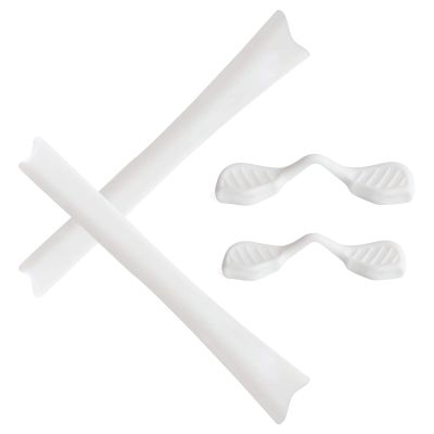 Alphax White Replacement Nosepieces & Earsocks Rubber Kits for Oakley Radar Path/Radar Path Asian Fit