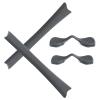 Alphax Grey Replacement Nosepieces & Earsocks Rubber Kits for Oakley Radar Path/Radar Path Asian Fit view 1