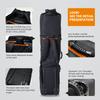XCMAN Padded Snowboard Bag with Wheels, Extendable Roller Ski Bag for Air Traveling Adjustable Length - Extra Long/Wide/Deep,Waterproof - with Protection Ribs view 4