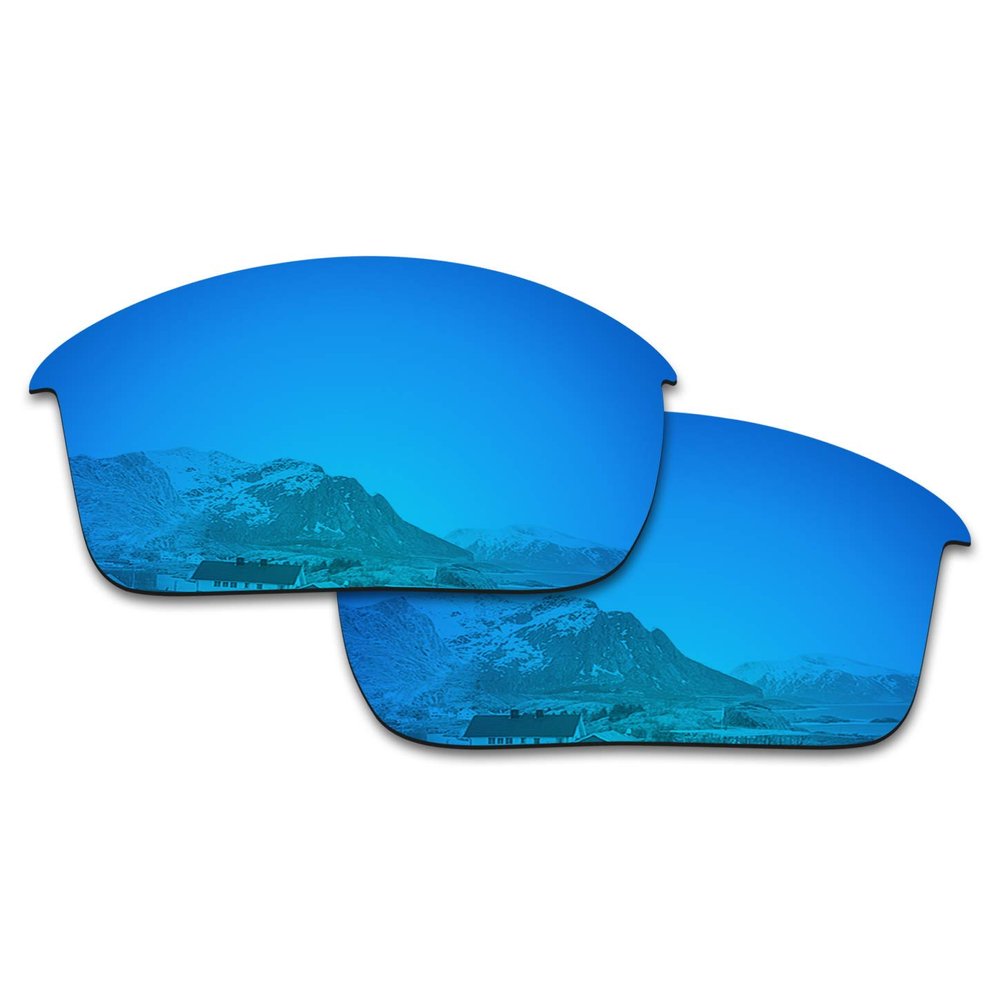 Puzzley Mirror Polarized Replacement Lenses for Oakley Bottlecap Sunglasses - Ocean Blue Mirror Polarized