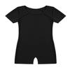 TiaoBug Gymnastics Leotards for Girls Kids Dance Ballet Unitard Classic Short Sleeves Biketard Dancewear Activewear Black 4 Years view 3