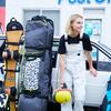 XCMAN Padded Snowboard Bag with Wheels, Extendable Roller Ski Bag for Air Traveling Adjustable Length - Extra Long/Wide/Deep,Waterproof - with Protection Ribs view 2