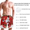 visesunny Christmas Santa Claus Red Men's Beach Short Swim Trunks Sports Running Bathing Suits with Mesh Lining view 4