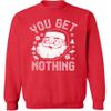 Awkward Styles Red Ugly Christmas Sweater - Xmas Theme Holiday Season Sweatshirt For Women Men (XX-Large, You GET Nothing Sweater) view 1