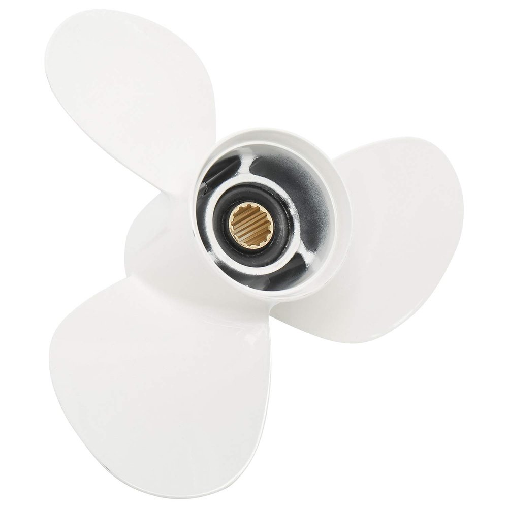 NovelBee 11 3/8 x12 Aluminum Alloy Propeller for Yamaha 25-60HP Outboard Motor 69W-45952-00