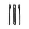 FSA Full Speed Ahead CK-603 E-Bike Bafang Bicycle Crank Arm Set Bafang M800 - SB Black with Grey Logo - 172.5 mm view 1