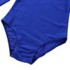 Aislor Kids Girls Cotton Stretchy Longsleeve Ballet Dance Leotard Gymnastics Fitness Workout Activewear Dark&Blue 10 Years view 4