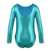 Aislor Kids Girls Glitter Gymnastics Leotard Ballerina Ballet Dance Stage Performance Dancewear Lake&Blue 3-4T view 1