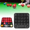 Pool Ball Tray Plastic 22 Balls Billiards Ball Table Storage Tray Snooker Ball Storage Case Holding Black view 2