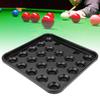 Pool Ball Tray Plastic 22 Balls Billiards Ball Table Storage Tray Snooker Ball Storage Case Holding Black view 3