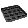 Alomejor Pool Ball Organizer Tray, 16-Ball Capacity, Easy-Carry Design, Black Plastic Tray with Handle for Home, Bar, or Travel Use view 1